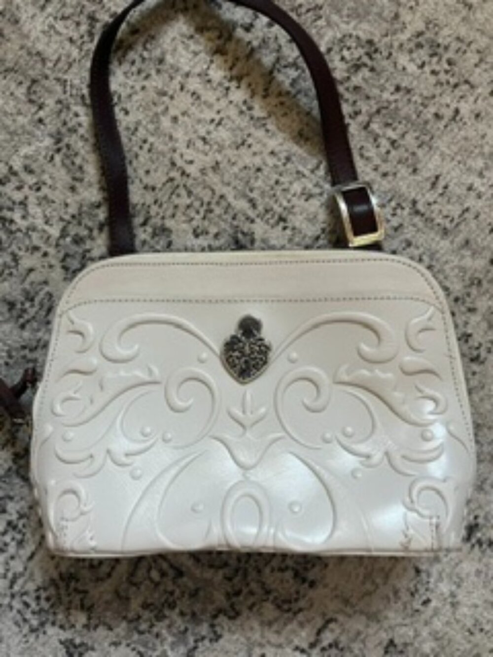 Brighton Alexa Ivory Crossbody Bag